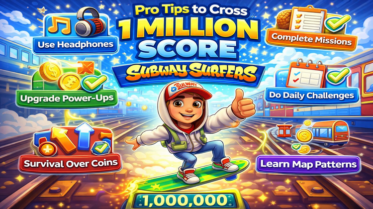 Pro Tips to Cross 1 Million Score
